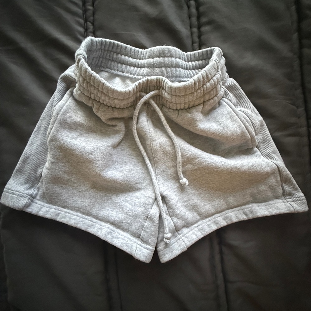 TNA Heather Gray Cozy Shorts